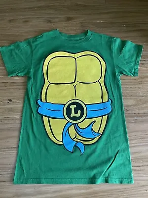 TEENAGE MUTANT NINJA TURTLES Leonardo Adult Tshirt SIZE SMALL Costume Tmnt • $20