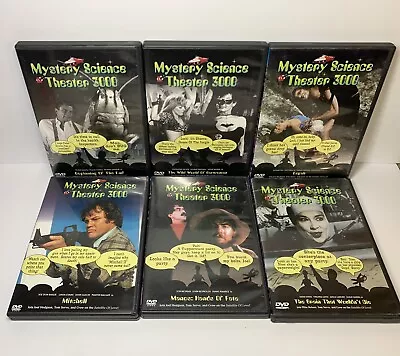 Mystery Science Theater 3000 MST3K 6 DVD Lot **READ** Batwoman Brain Manos Etc • $49.99