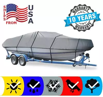 Boat Cover For Carrera 20� Eagle Trailerable Storage Mooring Fishing All Weather • $167.76