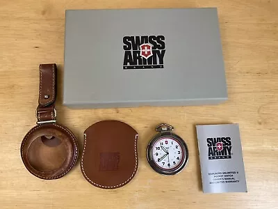 Vintage Swiss Army Pocket Watch - Marlboro Unlimited II Untested • $43