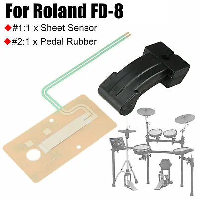 For Roland Drum FD-8 Hi Hat Sheet Sensor Actuator Pedal Rubber Repair Parts • $18.06