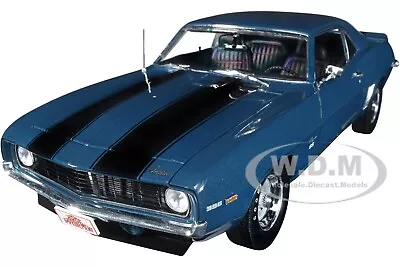 1969 Chevrolet Camaro Ss Blue  Home Improvement  1/18 Diecast Highway 61 18039 • $129.95