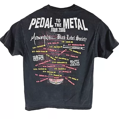 2009 Pedal To The Metal Black Label Society Mudvayne Concert T-Shirt Size Large • $25.99