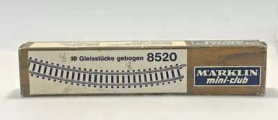 Z Scale Marklin 8520 195mm Curved Track 8pcs Original Box • $59.99