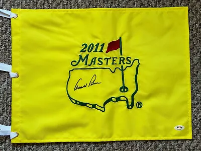 Arnold Palmer Signed/Autographed 2011 Masters Flag PSA DNA Authentication • $499