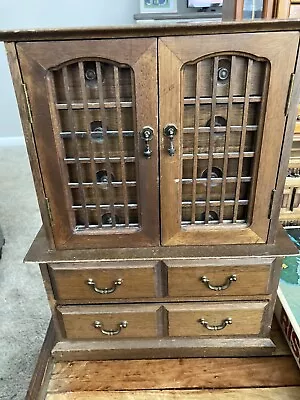 Vintage Wooden Jewelry Locker • $49.99