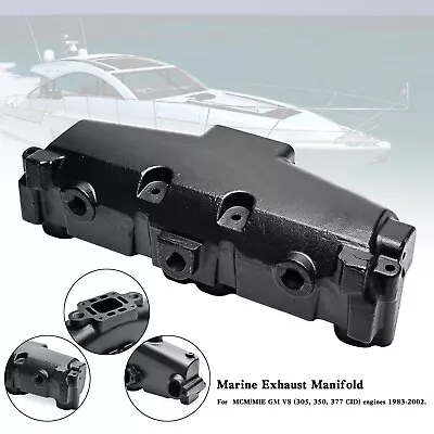 Marine Exhaust Manifold 18-1953-2 87114 860246 For MCM/MIE GM V8 (305 350) F1 • $169.99