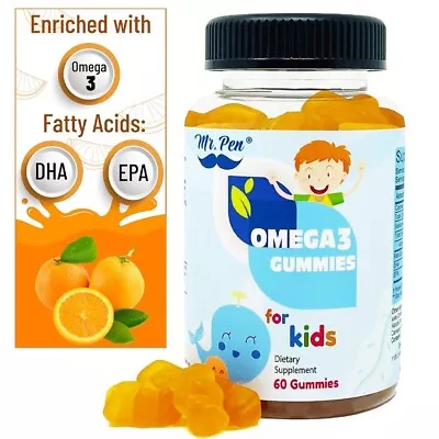 Gomitas De Omega3 Para Niños Con DHA Apoyan El Cerebro Y El Sistema Inmunológico • $49.25