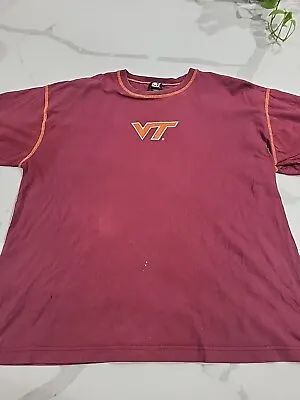 Virginia Tech Starter Vintage Shirt Size XL  100% Cotton • $35