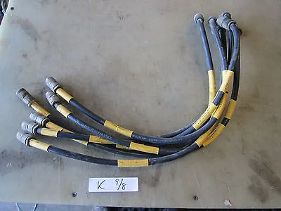 Lot Of 6 Antenna To Equipment 2'1  Coax? Cables For Military Commo Shelter Panel • $39