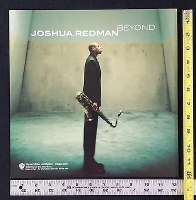 JOSHUA REDMAN Beyond '00 Collectible 12x12 Rare Record Promo Poster Flat 2-Sided • $12.99