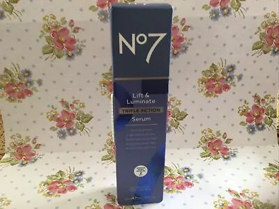 No7 Skincare Lift & Luminate Triple Action Anti Ageing Moisturising Serum 50ml. • £11.50