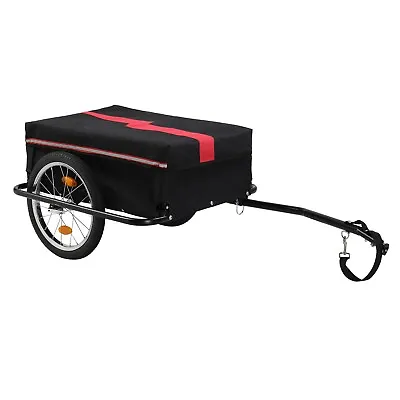 US Bicycle Cargo Trailer For Shop Luggage Storage Utility Quick Release W/ Hitch • $123.49