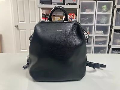 MATT & NAT Black Vegan Bookbag Backpack Women's • $79.90