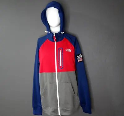 The North Face Mens 2XL RU/14 Olympic USA Team Hoodie Jacket Full Zip • $34.99