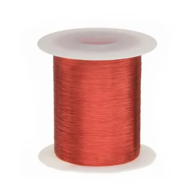 41 AWG Gauge Heavy Copper Magnet Wire 2 Oz 4918' Length 0.0035  155C Red • $11.63