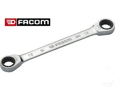 Facom 64 Series Low Profile Double End Ratcheting Ring Spanner AF 5/8  X 11/16  • £28.62