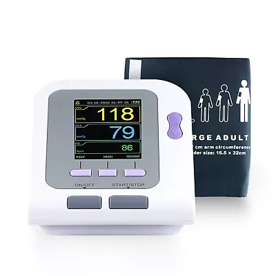CONTEC 08A Fully Automatic Digital Upper Arm Blood Pressure Monitor Adult Ch... • $94.08
