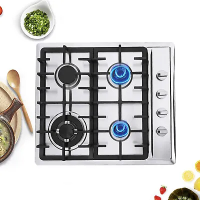 4-Burner Built-in GAS Stove Propane Natural GAS LPG Countertop Gas Stove Cooktop • $148