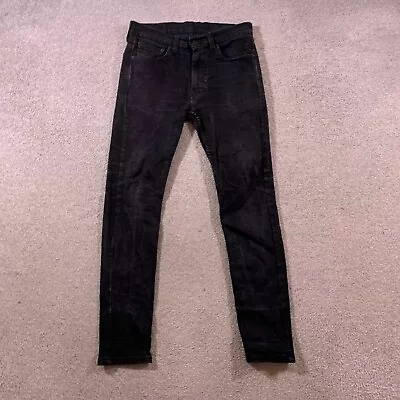 LEVI'S 519 Jeans Mens (32 Inch Waist) (30 Inch Leg) Slim Fit Grey Skinny • £17.99