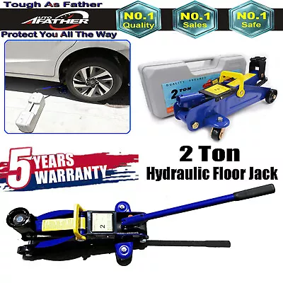 2 Ton 2T 2000kg Heavy Duty Car Van 4x4 Hydraulic Floor Trolley Jack Lift In CASE • $51.40