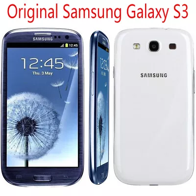 100% Original Samsung Galaxy S3 I9300 I9305 16GB Unlocked 8.0MP 4.8  SmartPhone • $49.68
