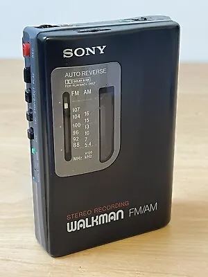 SONY Stereo Recording Walkman Audio Cassette Tape Player WM-GX35 Radio AM FM • £54.99