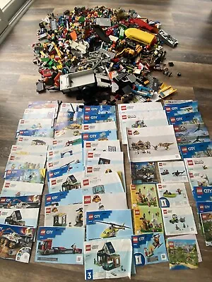 Lego Lot 18 Lbs Many Sets With Lots Of Minfigs 57 Booklets & Extras • $224.10