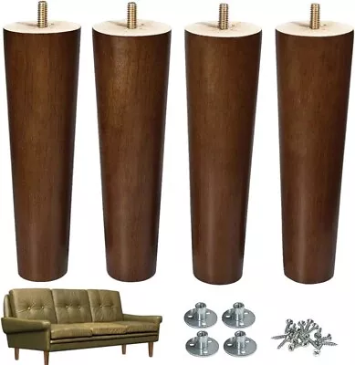 AORYVIC Furniture Leg Sofa Legs Replacement Wood 8 Inch Mid Century Dresser Legs • $27.74