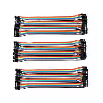 10cm Breadboard Jumper Wires Male To Female Ribbon Cables Lead Kit For Arduino K • $5.87