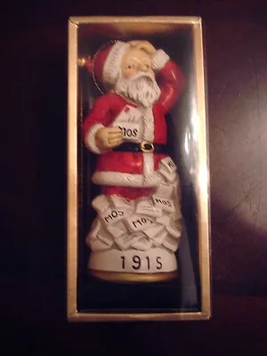 Memories Of Santa Collection 1915 MOS Club Santa New In Box • $13.99