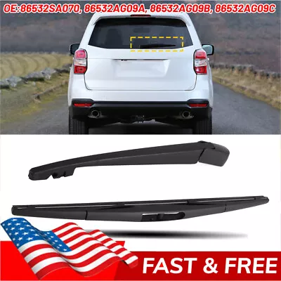 Rear Wiper Arm & Blade For Subaru Forester Legacy Outback REP 86532SA070 USA • $10.99