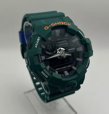 Casio G Shock Analog Digital Men’s Watch - GA-700SC - Green/Orange/Blue • $64.99