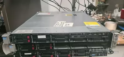 Hp Proliant Dl360p G8 1ru 12c Server 2x E5-2630  64gb 2x600 Sas Gen8 Rails • $400