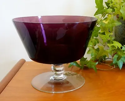 Vintage 1960s Caithness Scottish Glass Heather Fruit Bowl - Domnhall O'Broin • £28