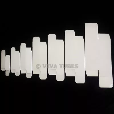 $3.35 • Buy 10 Brand New White Vacuum Tube Boxes - Large Octal - 6550A 6L6GA Type 45 ST