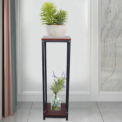 37.4 Inch Metal Plant Stand Tall Pedestal Indoor/Outdoor Yard Flower Pot Holder • $36.10