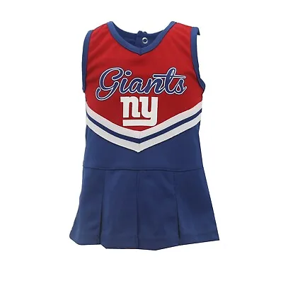 $17.95 • Buy New York Giants NFL Infant & Toddler Cheerleader Outfit With Bottoms Combo Set
