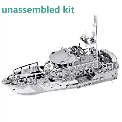 1/100 Metal Boat Ship Model DIY Lifeboat Kit Unassembled Kit Collection Gifts G • £16.22