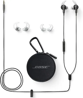 Bose SoundSport Wired 3.5mm Jack Earphones In-ear Headphones Charcoal-Black • $64.90