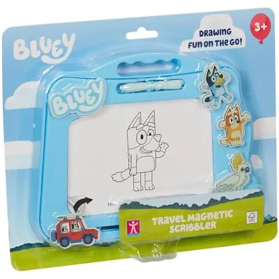 £19.99 • Buy Bluey Travel Scribbler Magnetic Pen Drawing Board Draw And Erase For Ages 3+