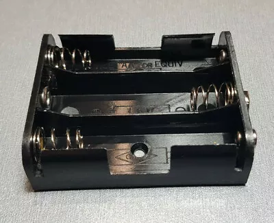 3 X AA Flat Side-by-side Battery Holder To 9V DC Connector • $6.85