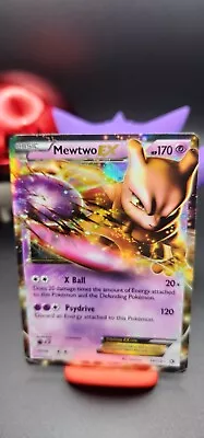 Pokemon Card - Mewtwo EX Legendary Treasures 54/113 Ultra Rare • $5