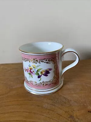 £6.50 • Buy Past Times Mug Floral Pink White Gold Cup/ Mug Trembly Rose Bone China Pretty