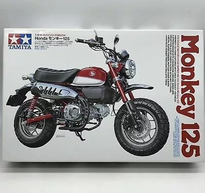 Tamiya Monkey 125 1/12 Scale Motorcycles Plastic Model Kit Display • $29.20