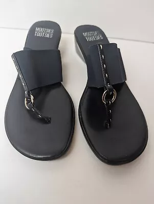 Mootsies Tootsies Sandals Size 8.5 Navy  • $18