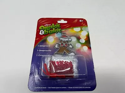 Makit & Bakit Gingerbread Man Santa Christmas Ornament Craft Suncatcher • $6.50