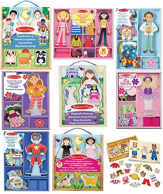 Melissa & Doug Magnetic Wooden Dress-up Play Set  Pretend Puzzle  • £18.99