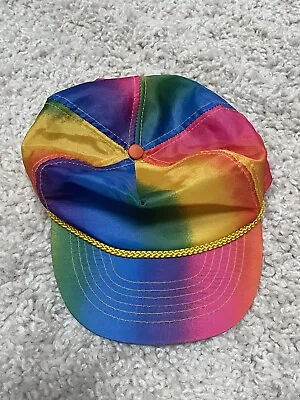 Vintage Rainbow Marty McFly Looking Hat • $15