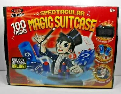 Ideal Magic Show Suitcase 100 Trick Spectacular Magician Kit Kids Child Toy Gift • $23.19